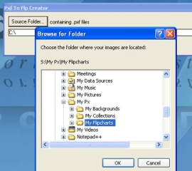 My Px and My Flipcharts file location