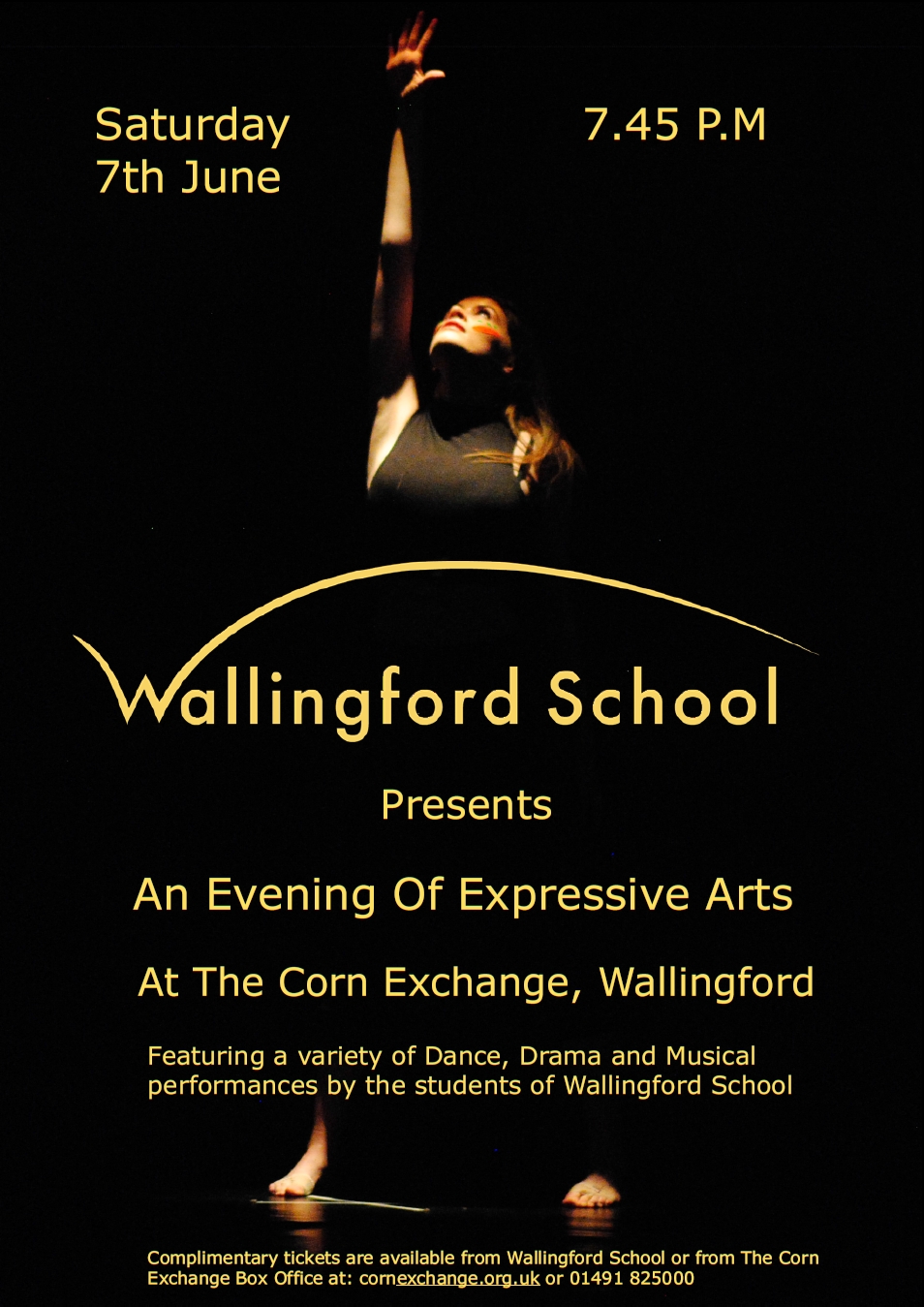 Expressive Arts Evening poster