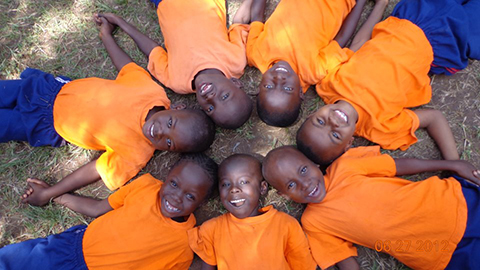 Children playing - photo courtesy of The Nasio Trust