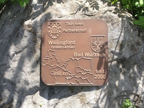 Bad Wurzach partnership plate