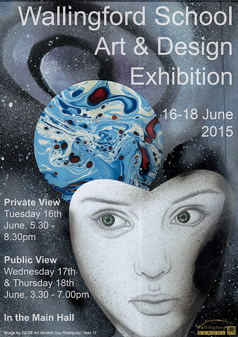 Art and Design exhibition poster