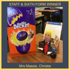Staff & Sixth form winner - Mrs Massie, Christie
