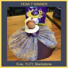 Year 7 winner - Evie, Blackstone