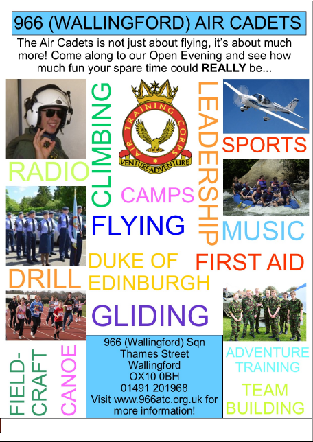966 (Wallingford) Air Cadets poster