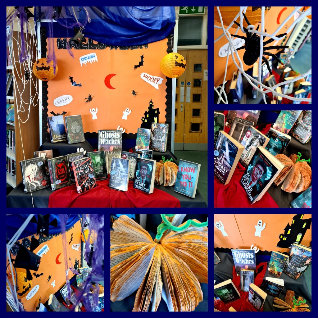 Halloween Display in the Blackstone Library