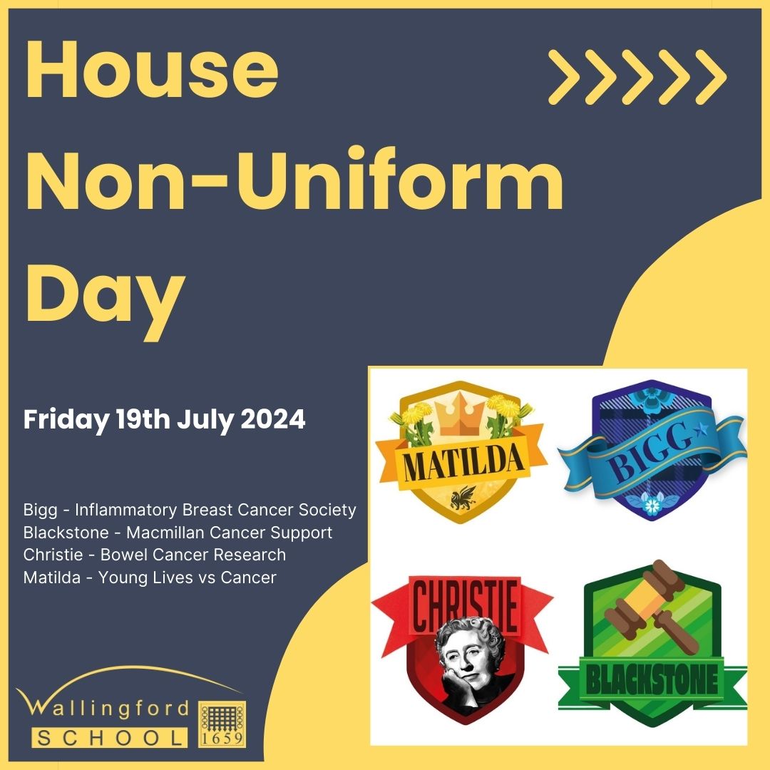 House Non-Uniform Day poster