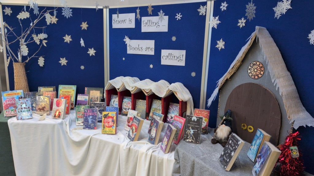 Christmas Book Display
