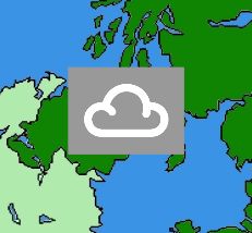 A cloud graphic with a solid background, obscuring the map beneath.