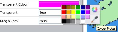 Colour palette and pipette (Colour Picker)